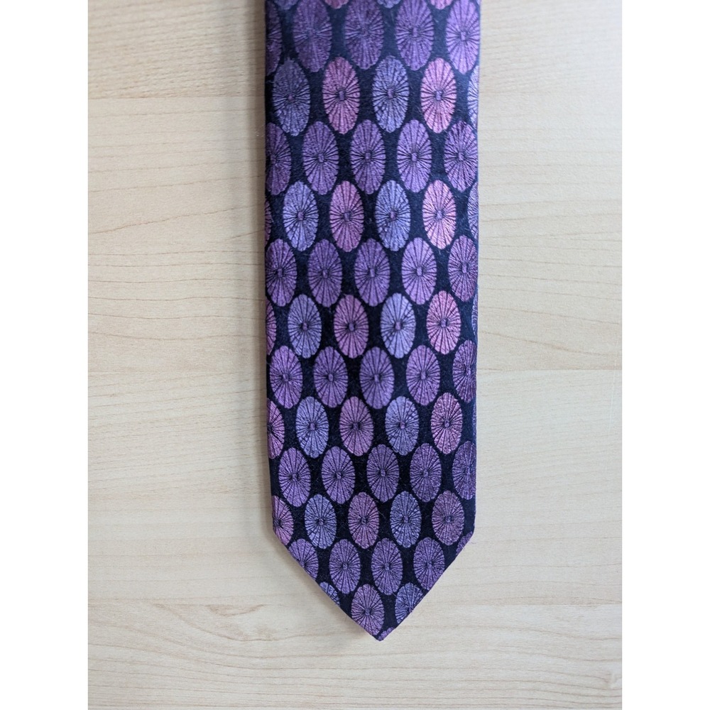 Ted Baker Silk Pink‎ Purple Satin Tie